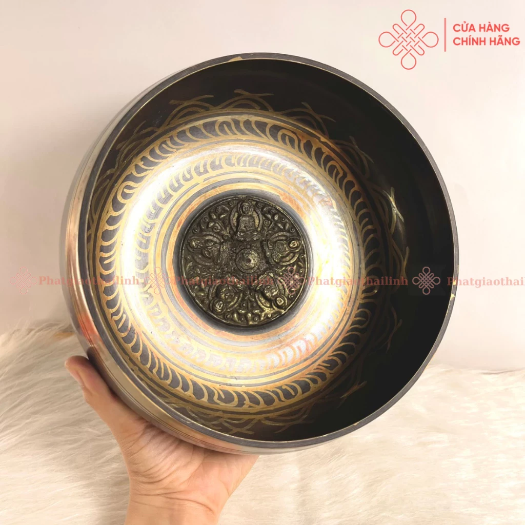 Chuông Xoay Nepal Size Đại - Cửa Hàng Phật Giáo Thái Linh