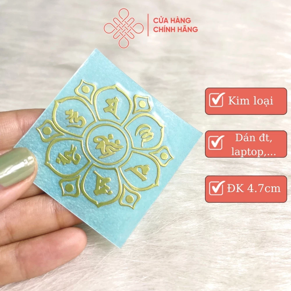 Miếng dán chủng tự Omani 9 mẫu - Cửa Hàng Phật Giáo Thái Linh